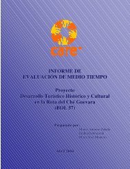 INFORME DE EVALUACIÓN DE MEDIO TIEMPO Proyecto ...