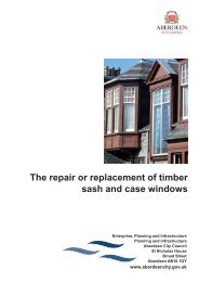 The repair or replacement of timber sash and case windows