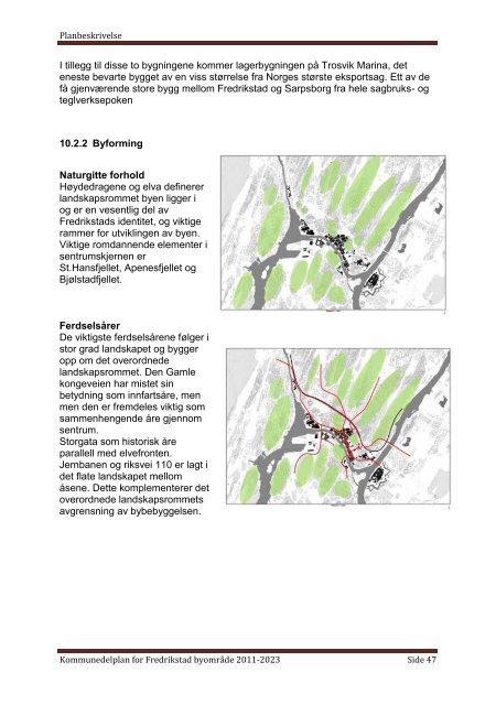 KOMMUNEDELPLAN FOR FREDRIKSTAD BYOMRÅDE 2011-2023 ...