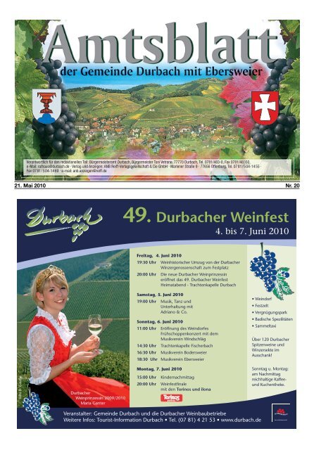 49. Durbacher Weinfest