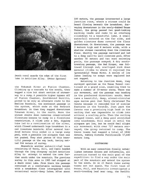 8MB PDF - Association for Mexican Cave Studies