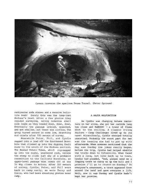 8MB PDF - Association for Mexican Cave Studies