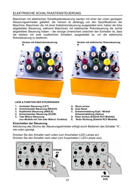 PA600 Operator Manual (German) - McConnel