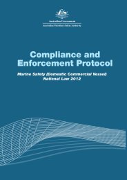 Compliance and Enforcement Protocol - Australian Maritime Safety ...