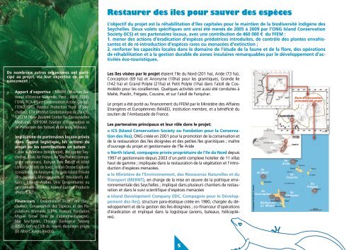 France - Seychelles - Island Conservation Society