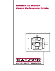 Baldor AC Motor Cross Reference Guide