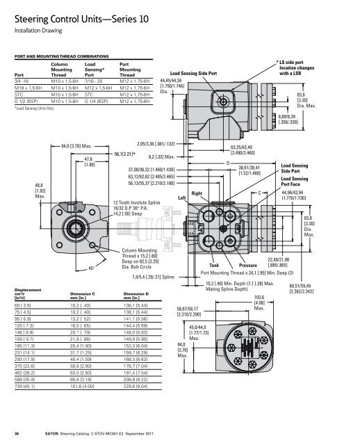 Steering Catalog - Eaton Corporation