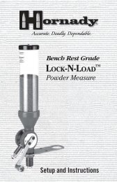 Lock-N-Load Bench Rest Powder Measure - Hornady