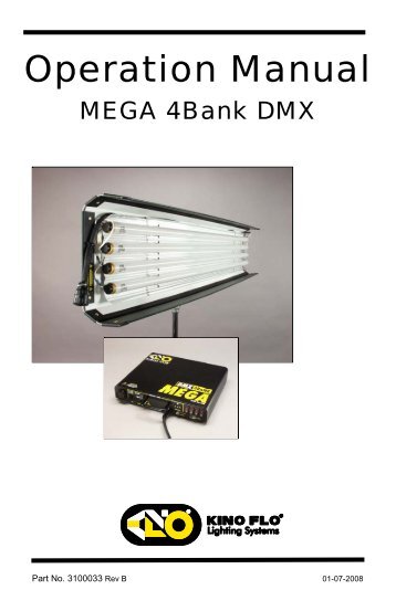Mega 4Bank DMX - Kino Flo