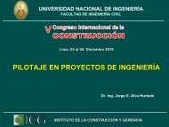 Pilotaje en Proyectos de IngenierÃ­a - Dr. Ing. Jorge Elias Alva Hurtado