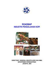 ROADMAP - Direktorat Jenderal Industri Agro