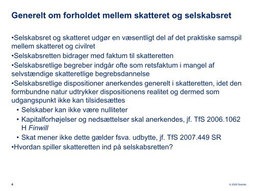 Skatteretlige konsekvenser af selskabsreformen - Corit Advisory