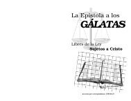 la epistola a los galatas - Resources For Missions