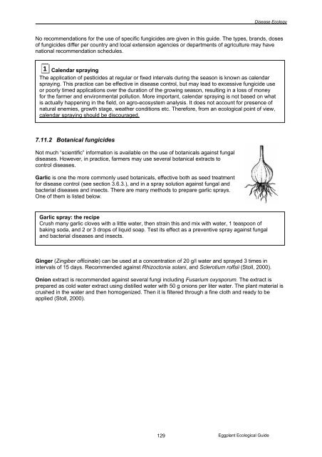 Eggplant Integrated Pest Management AN ECOLOGICAL GUIDE