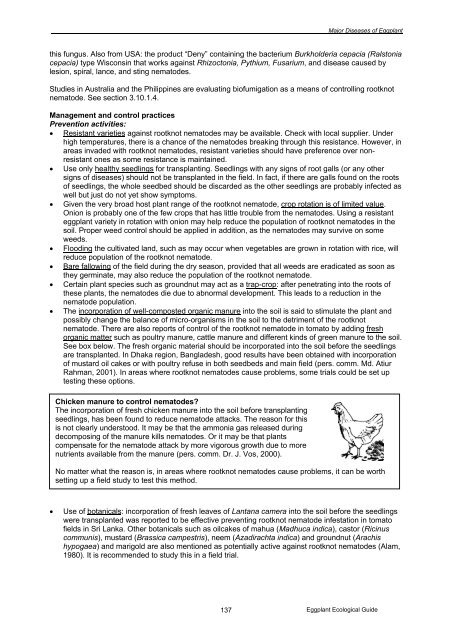 Eggplant Integrated Pest Management AN ECOLOGICAL GUIDE