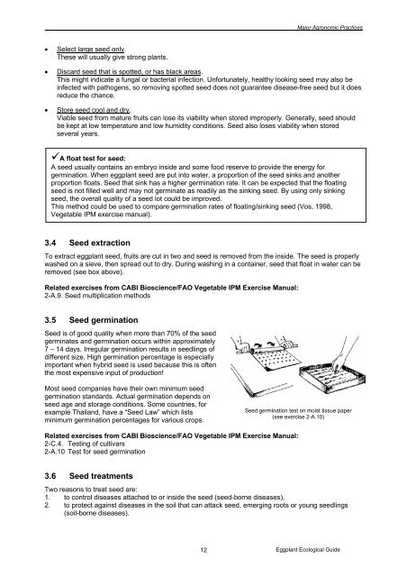 Eggplant Integrated Pest Management AN ECOLOGICAL GUIDE