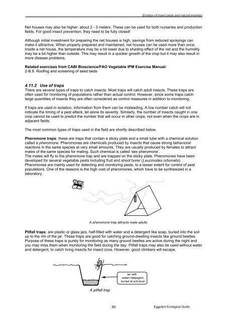 Eggplant Integrated Pest Management AN ECOLOGICAL GUIDE