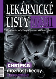 LEKÁRNICKé LISTy® 10/2011