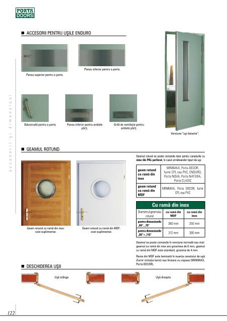 catalogul PortaDoors - Usi Porta Doors