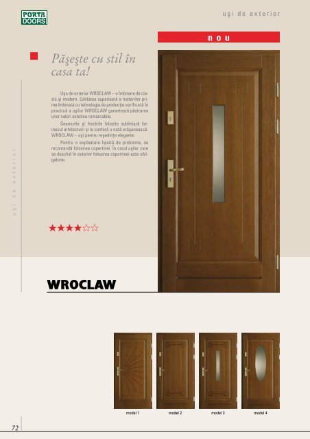 catalogul PortaDoors - Usi Porta Doors