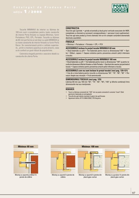 catalogul PortaDoors - Usi Porta Doors