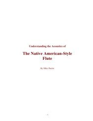 The Native American-Style Flute - Flutopedia.com