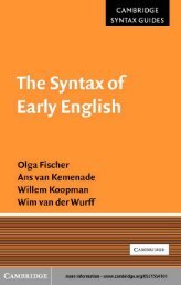 The Syntax of Early English - Cryptm.org