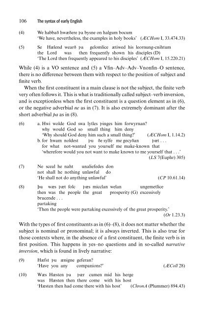 The Syntax of Early English - Cryptm.org