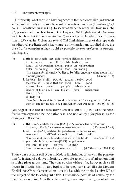 The Syntax of Early English - Cryptm.org