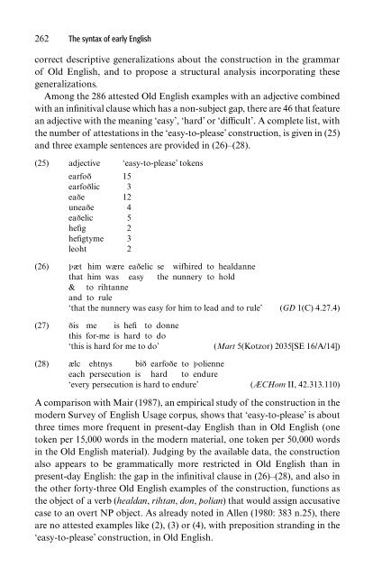 The Syntax of Early English - Cryptm.org