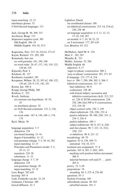 The Syntax of Early English - Cryptm.org