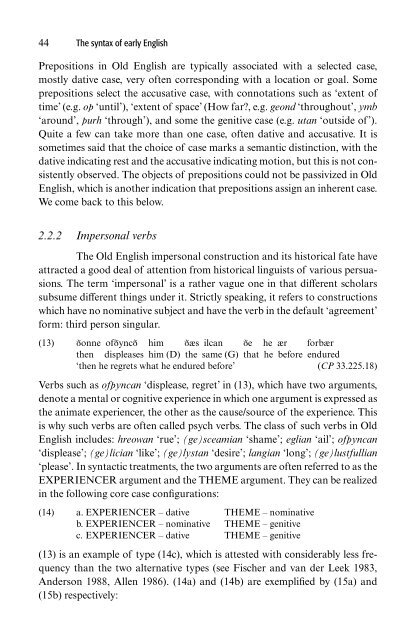 The Syntax of Early English - Cryptm.org