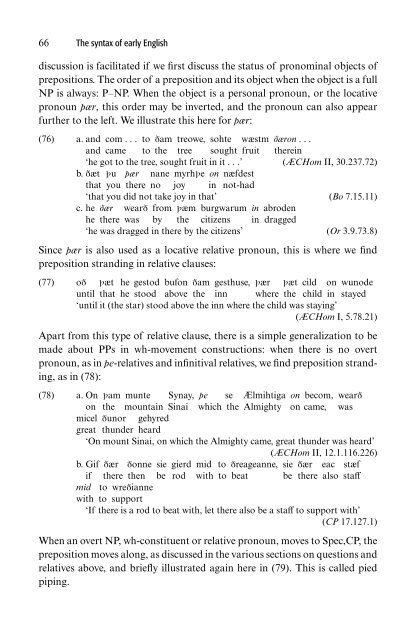 The Syntax of Early English - Cryptm.org