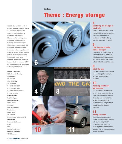 Theme : Energy storage - DNV Kema