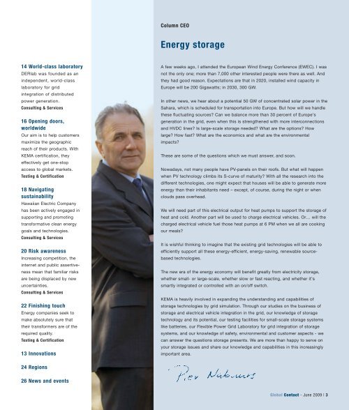 Theme : Energy storage - DNV Kema