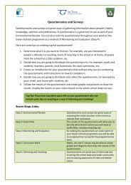 Sample Litter and Waste Questionnaire/Survey - Green Schools ...