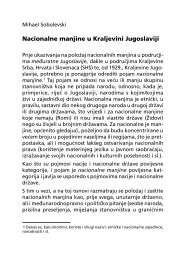 1.3.4.C. Nacionalne manjine u Kraljevini Jugoslaviji