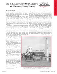 45th Anniversary of Kentucky Derby Glory Decidedly - California ...