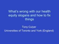 What's wrong with our health equity slogans? - solutions - east ...