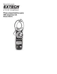 Pinza amperimétrica para 400 amperios CA