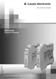 MSI-RM2B - Leuze electronic