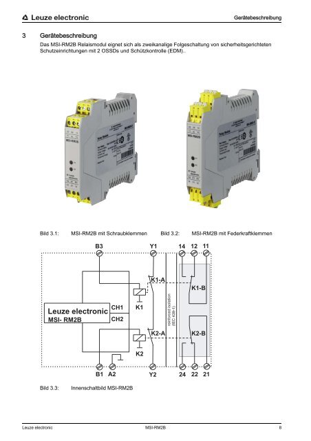 MSI-RM2B - Leuze electronic