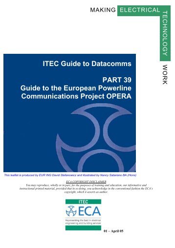 ITEC Guide to Datacomms PART 39 Guide to the European ... - AIE