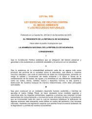 Ley Especial de Delitos Contra el Medio Ambiente y ... - Poder Judicial