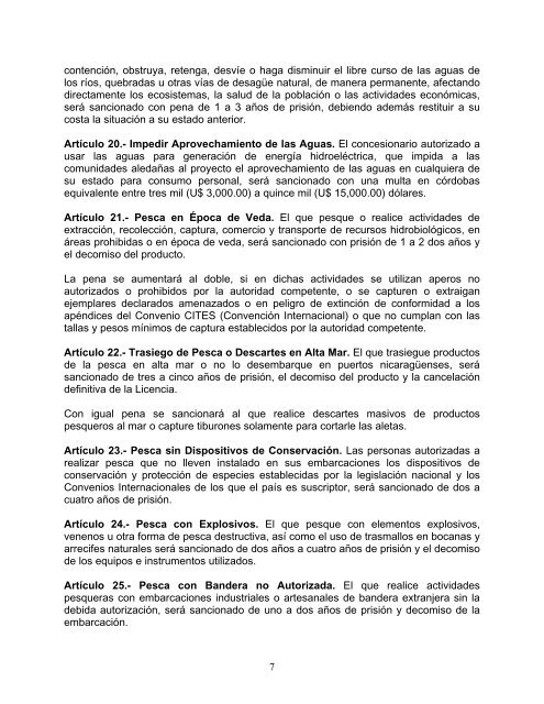 Ley Especial de Delitos Contra el Medio Ambiente y ... - Poder Judicial