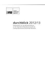 durchblick 2012/13 - Institut für Marktorientierte ...