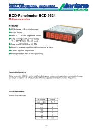 BCD9624-00- Prospekt - Martens Elektronik GmbH