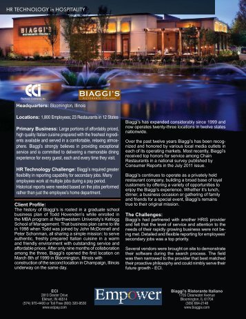 Biaggi's Case Study.indd - CompareHRIS.com