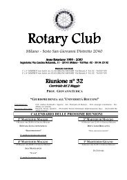 Notiziario n. 32 - Giurisprudenza alla Bocconi - Rotary Milano Porta ...