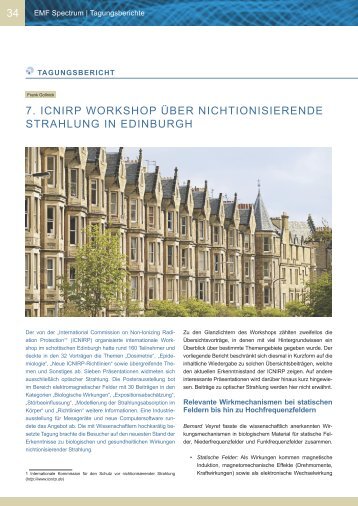 WIK EMF Spectrum, Ausgabe 3/2012 - WIK EMF und Umwelt